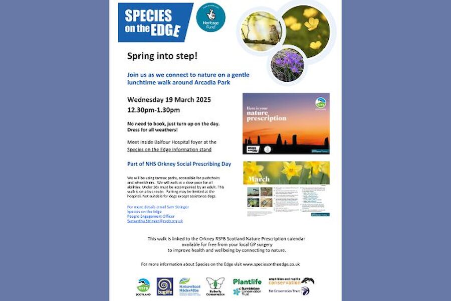 Social Prescribing Day - Species on the Edge nature walk