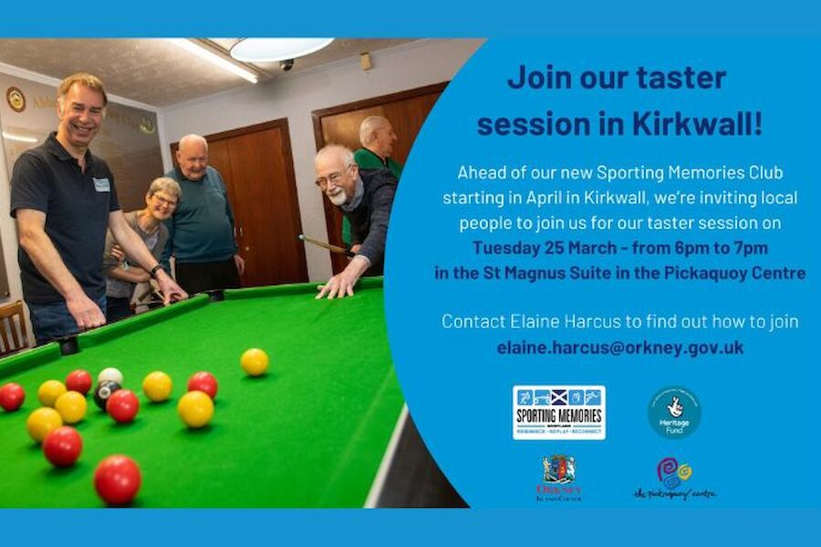 Sporting Memories Club Taster Session
