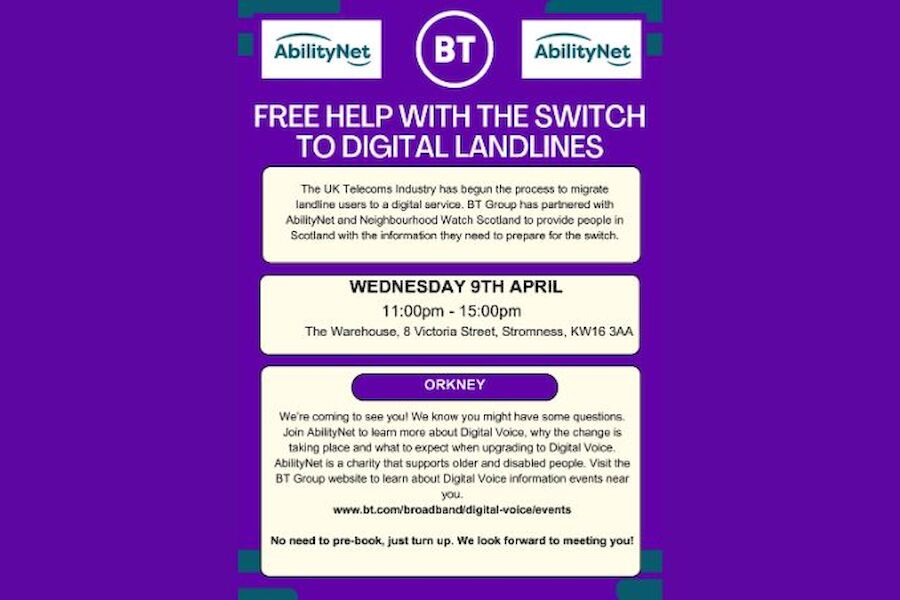 Free help with the switch to digital landlines
