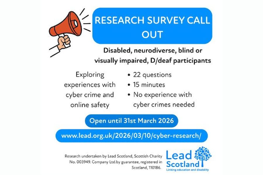 Survey on Cyber Crime and Online Safety for Disabled and Neurodivergent People