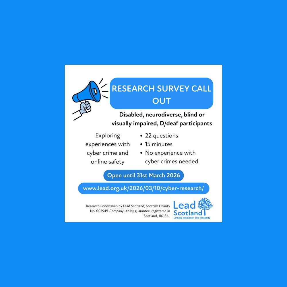 Survey on Cyber Crime and Online Safety for Disabled Individuals Launched