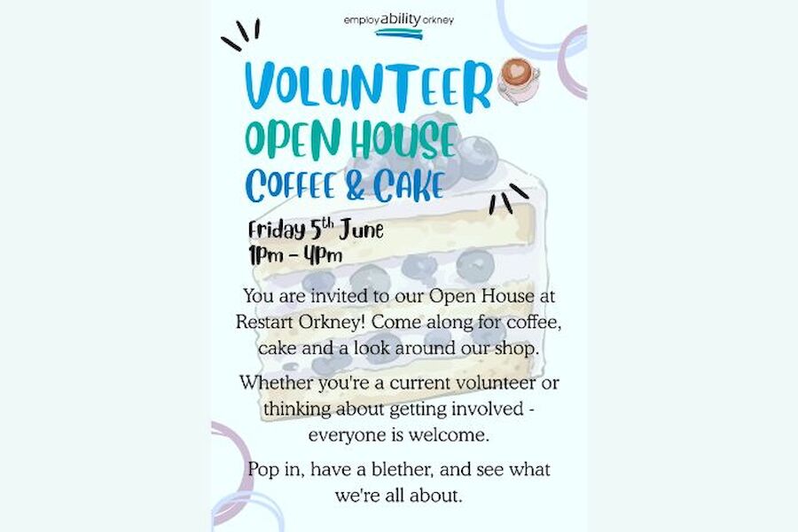 Volunteer Open House Coffee &amp; Cake