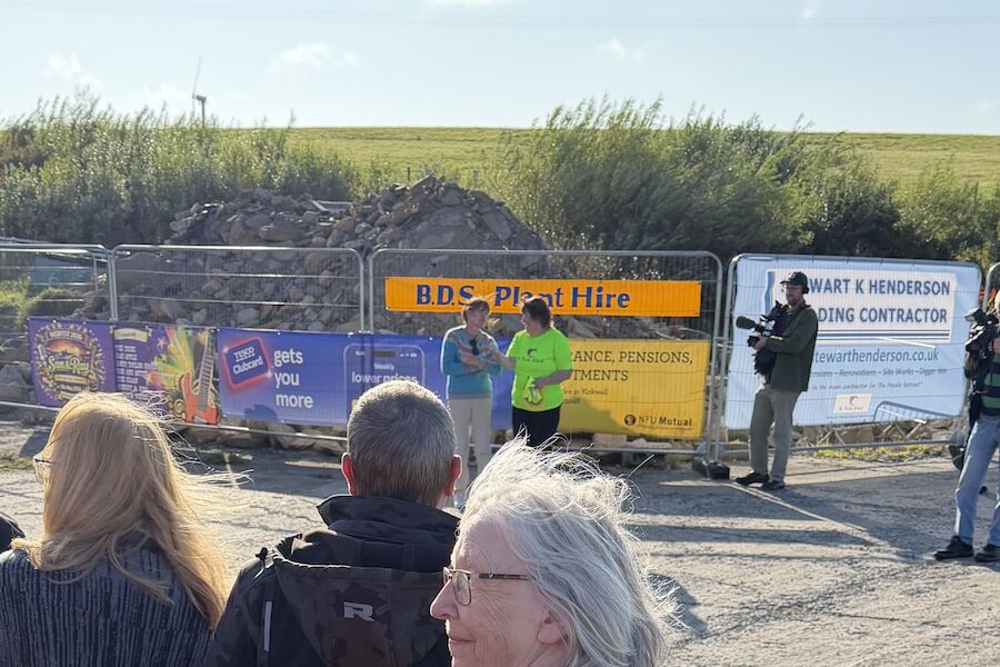 First dig for The Peedie Retreat